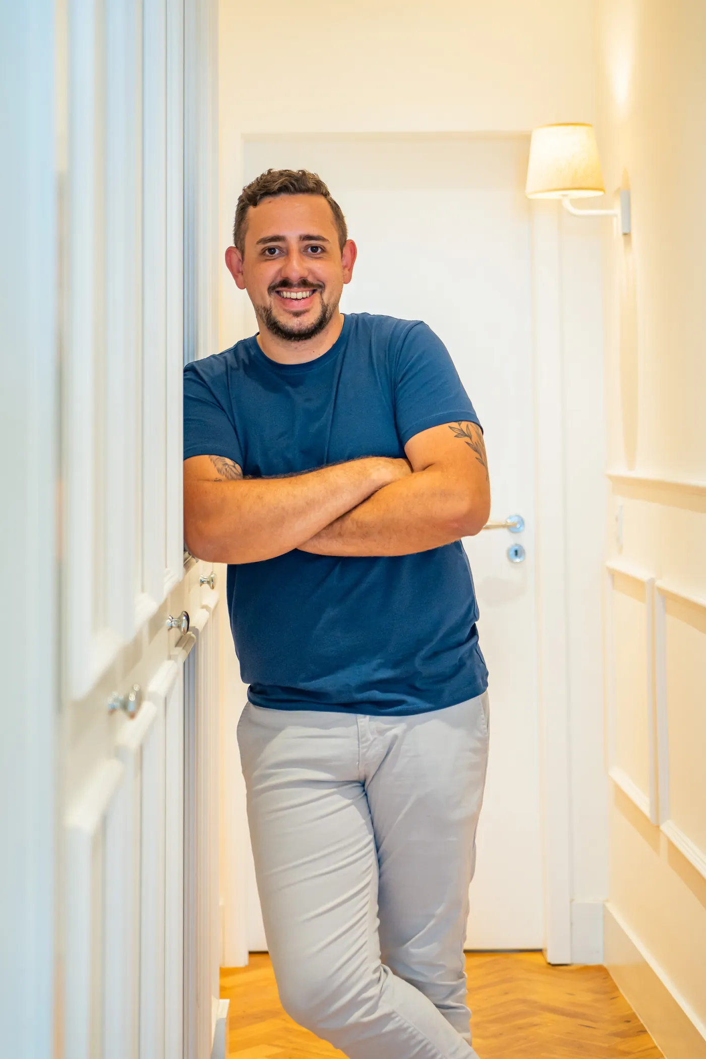 Flávio Schanuel, marceneiro e proprietário da Requinte Marcenaria