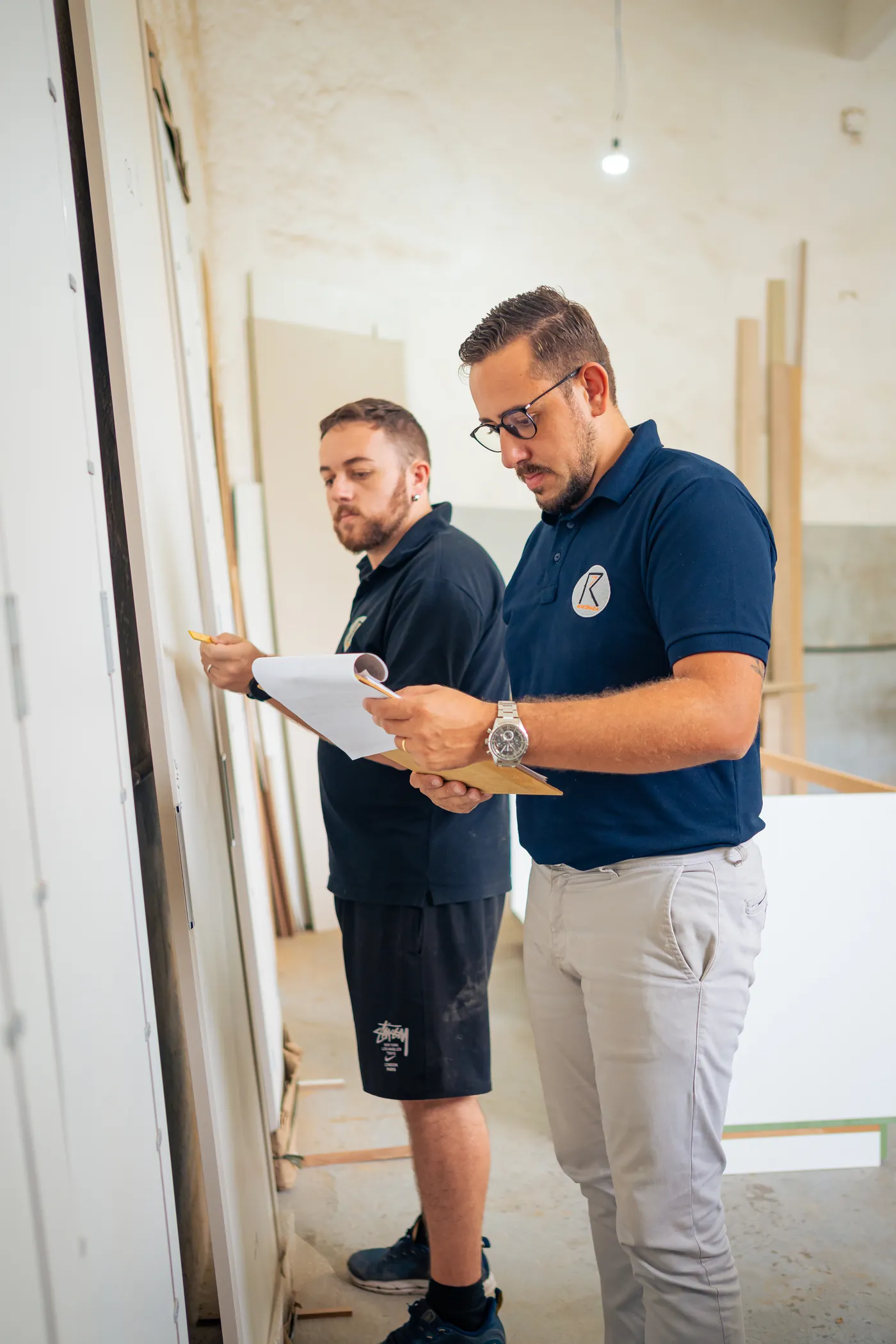 Visita técnica ao ambiente com o cliente